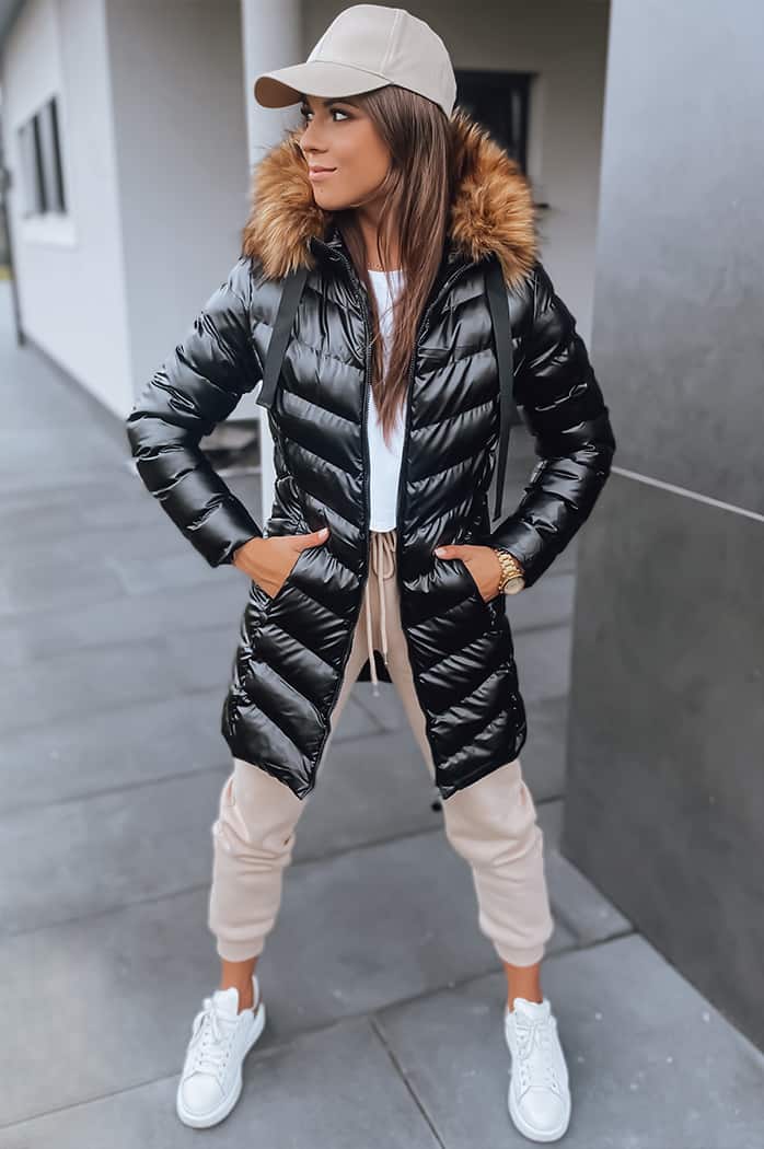 Kurtka pikowana damska JASMIN czarna Dstreet TY2945