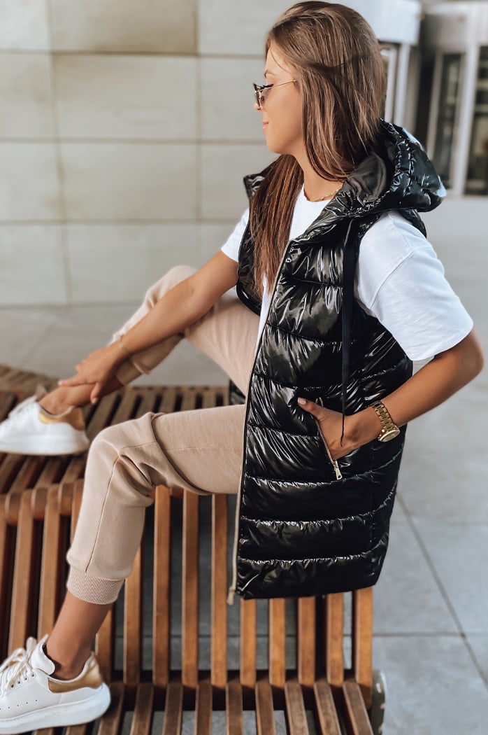 Kamizelka damska PETRA czarna Dstreet TY2952