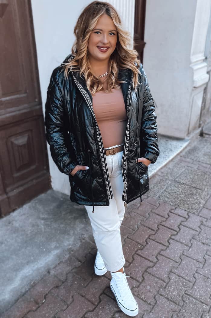 Kurtka pikowana damska PENNY czarna Dstreet TY2971