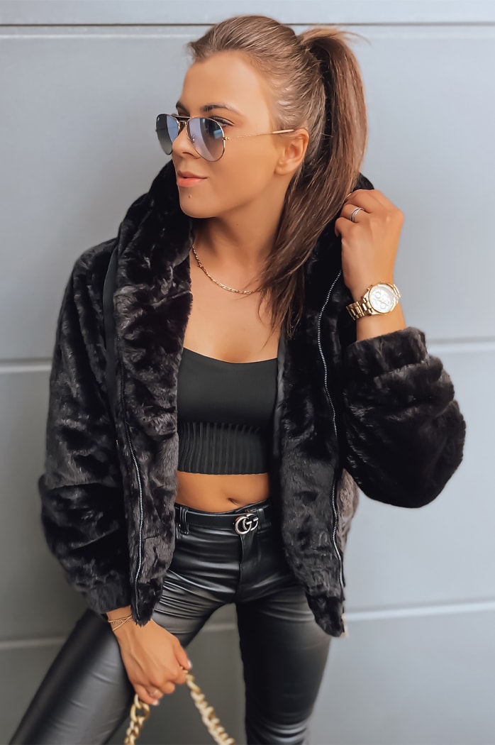 Kurtka damska FRESCO czarna Dstreet TY2974