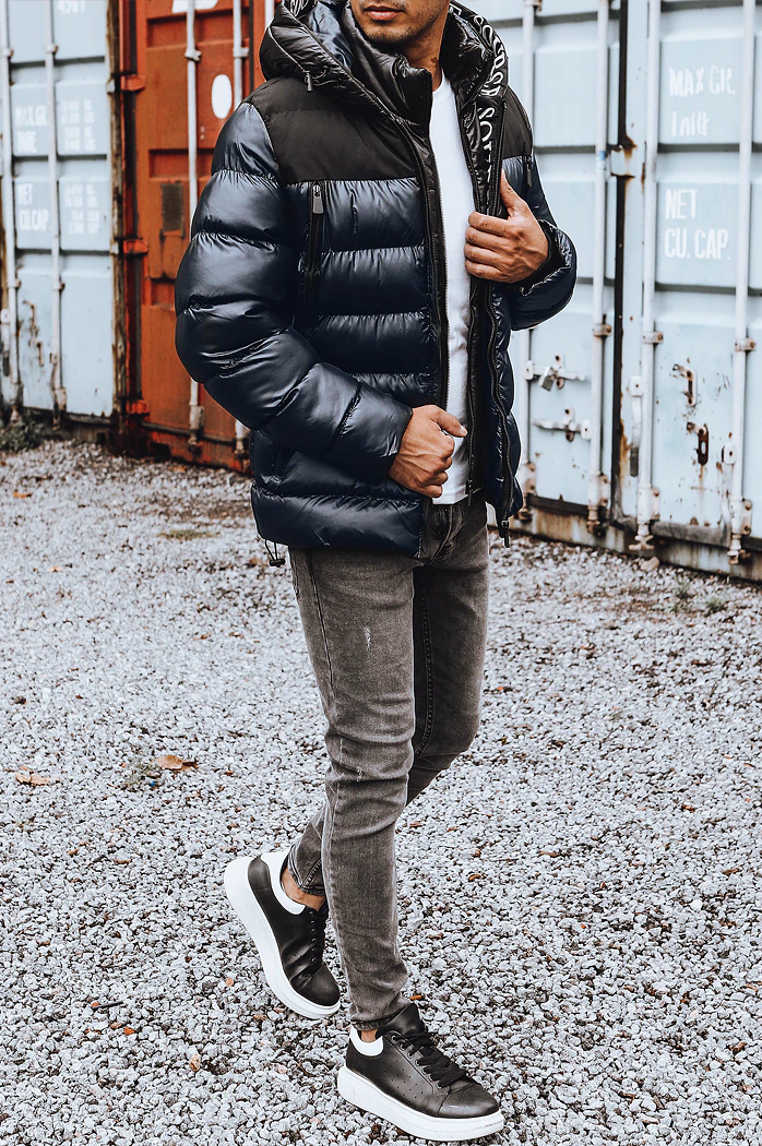 Kurtka męska pikowana granatowa Dstreet TX4159