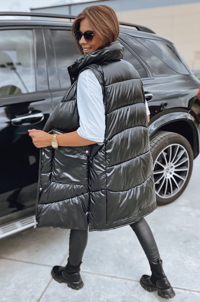 Kamizelka damska pikowana MARIEL czarna Dstreet TY3017