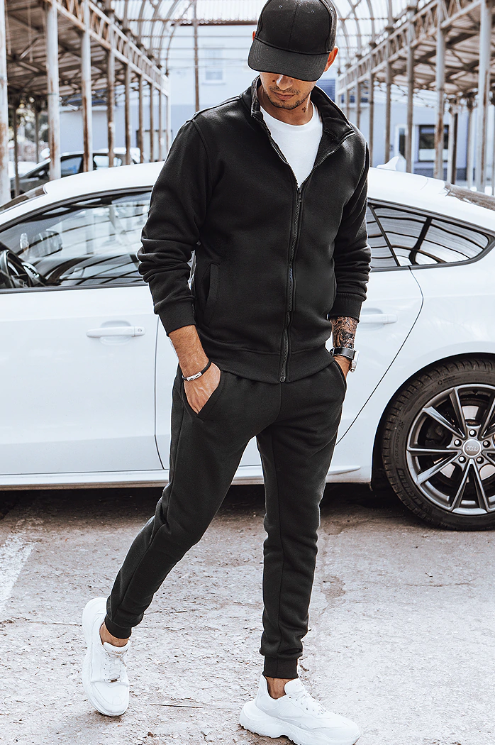 Dres męski ocieplany czarny Dstreet AX0607