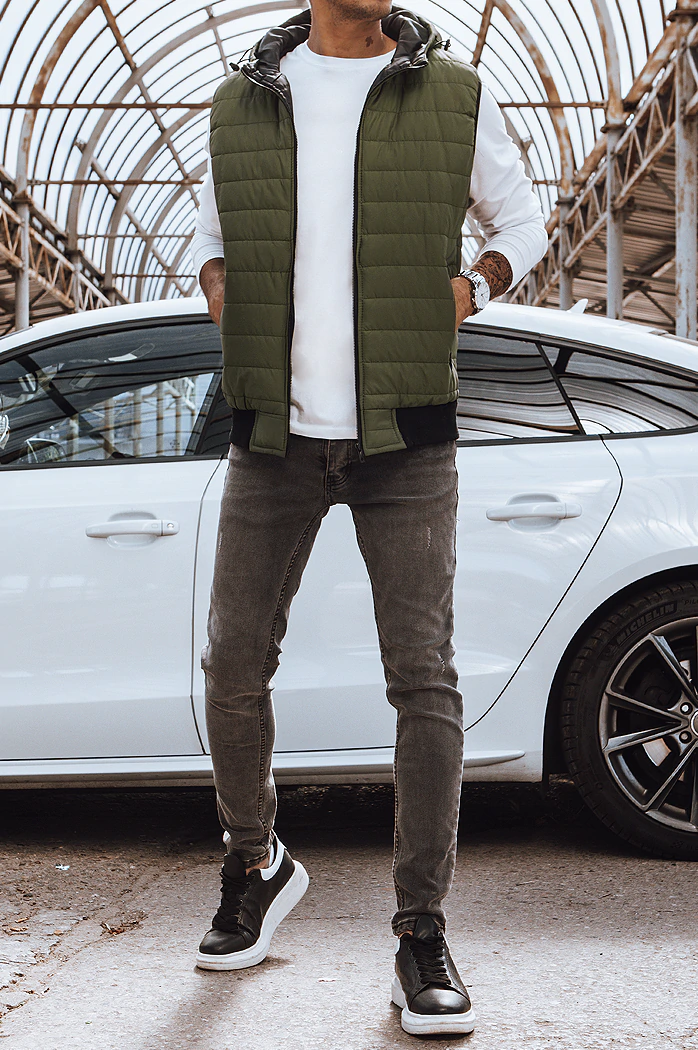 Kamizelka męska zielona Dstreet TX4237