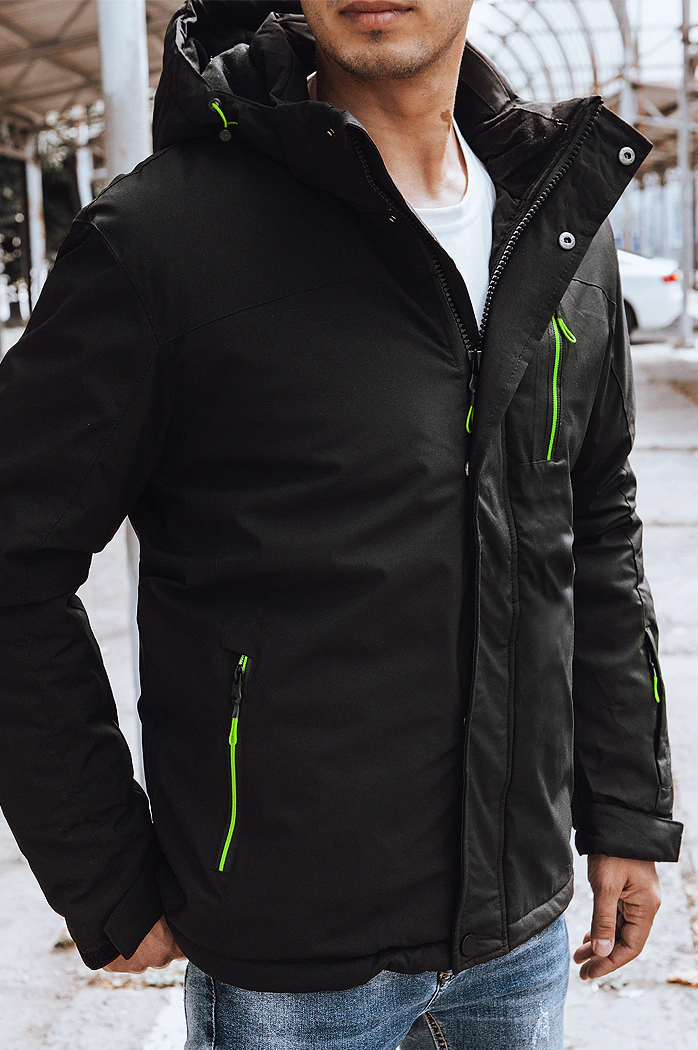 Kurtka męska zimowa czarna Dstreet TX4240