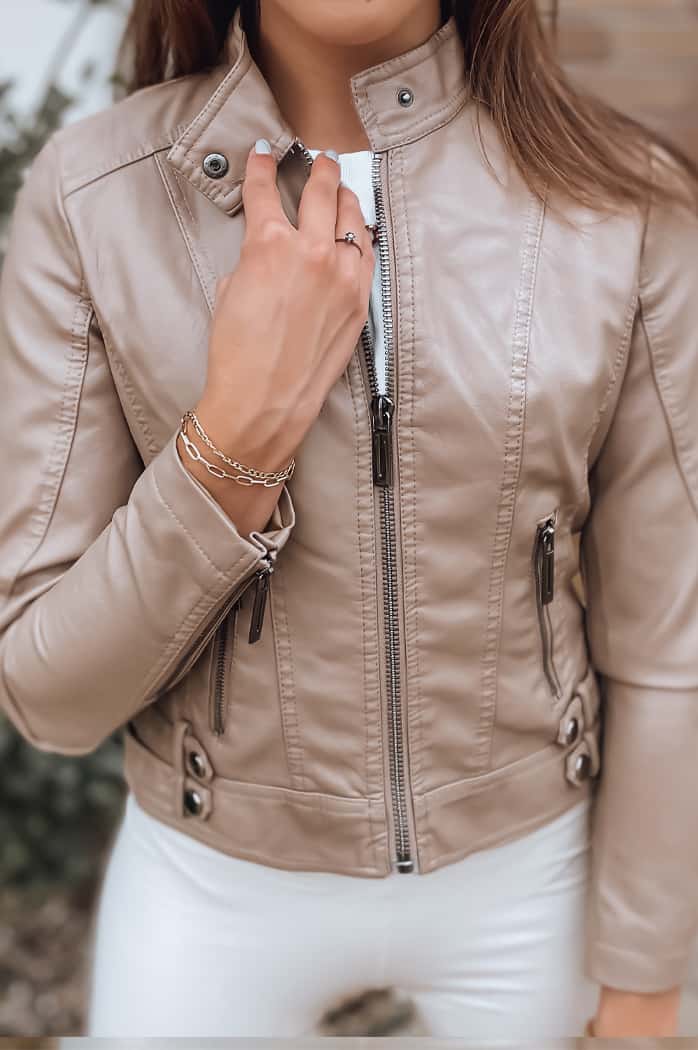 Kurtka damska ALNIS beżowa Dstreet TY3041