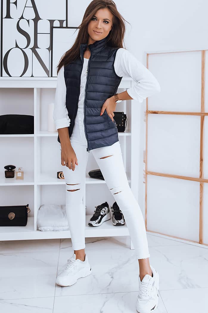 Kamizelka damska ROSILA granatowa Dstreet TY2583z