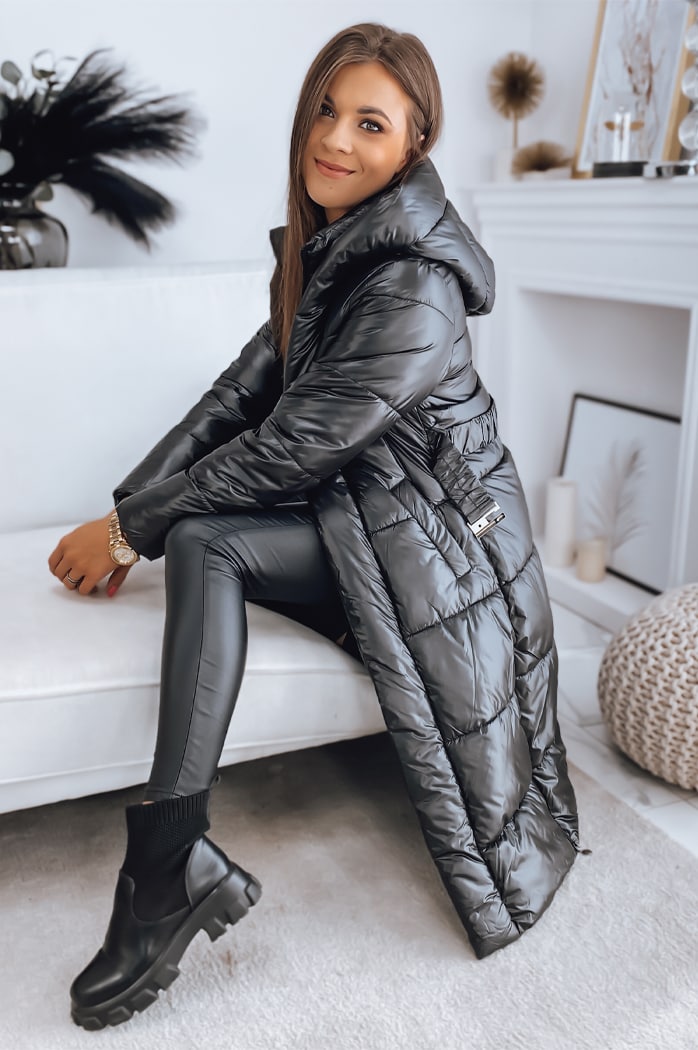 Płaszcz damski LINA czarny Dstreet TY3109