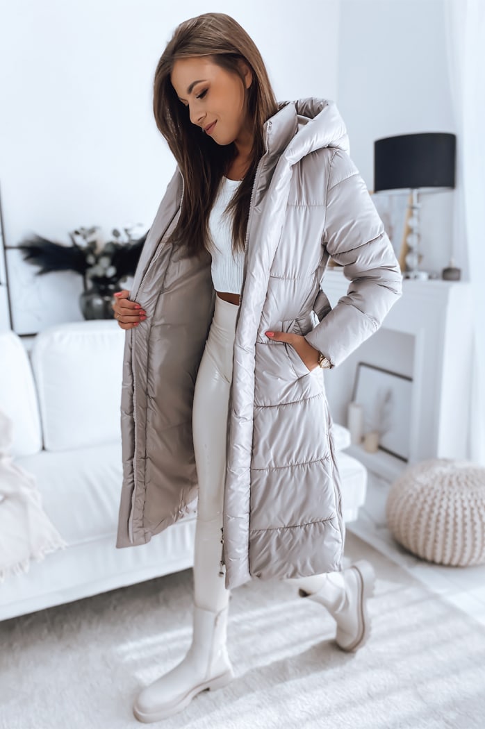 Płaszcz damski LINA beżowy Dstreet TY3110