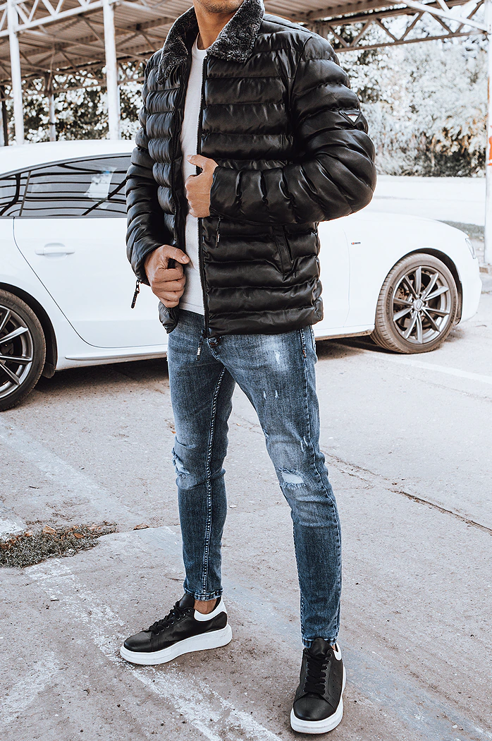 Kurtka męska pikowana czarna Dstreet TX4250