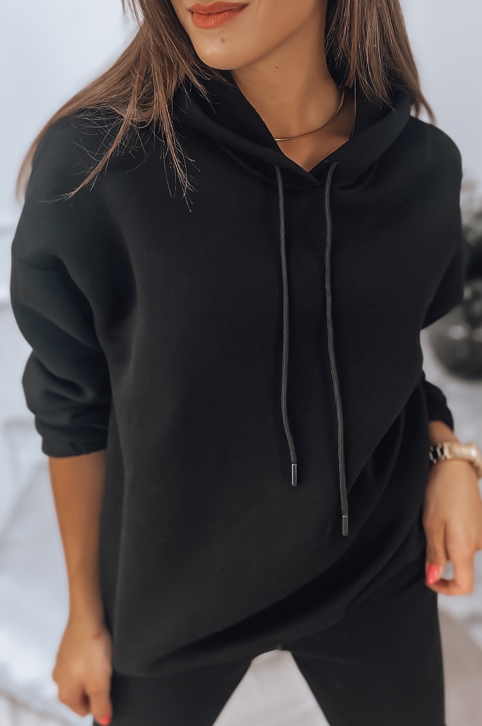 Komplet damski dresowy KSENIIA PREMIUM czarny Dstreet AY0707