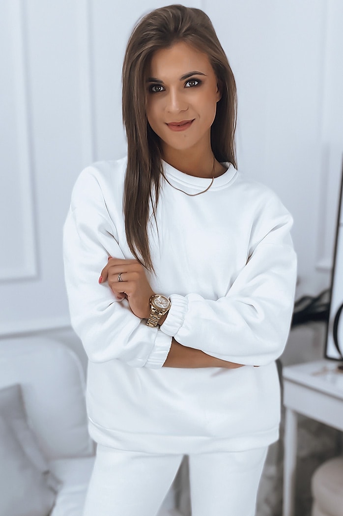 Komplet damski dresowy ARIELLA PREMIUM biały Dstreet AY0727