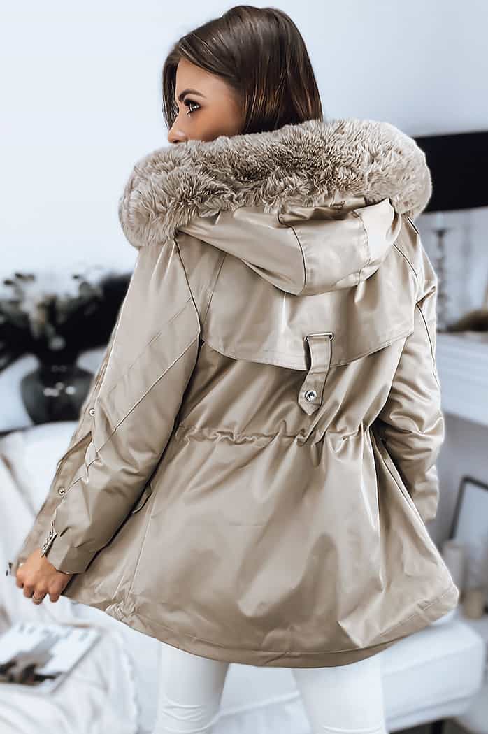 Kurtka damska MEGI beżowa Dstreet TY3304