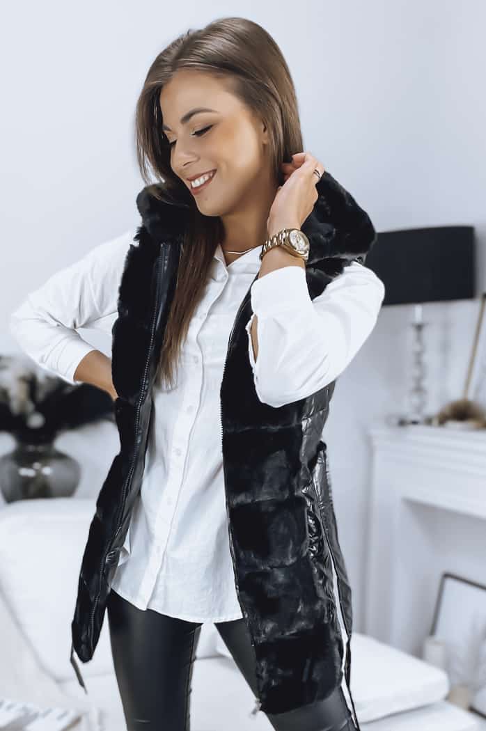 Kamizelka damska KAMILLA czarna Dstreet TY3330