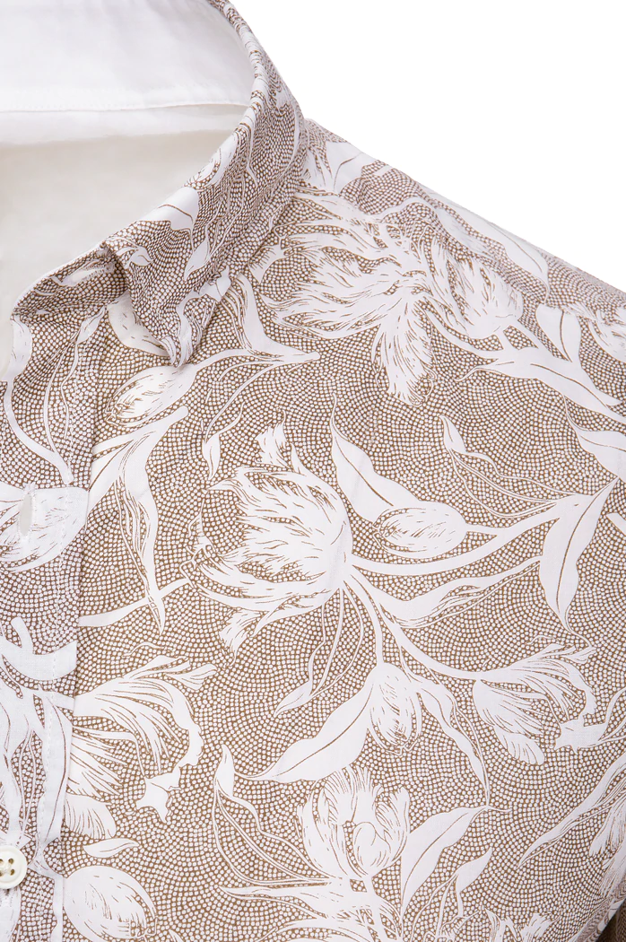 Koszula męska brązowa Dstreet DX2265