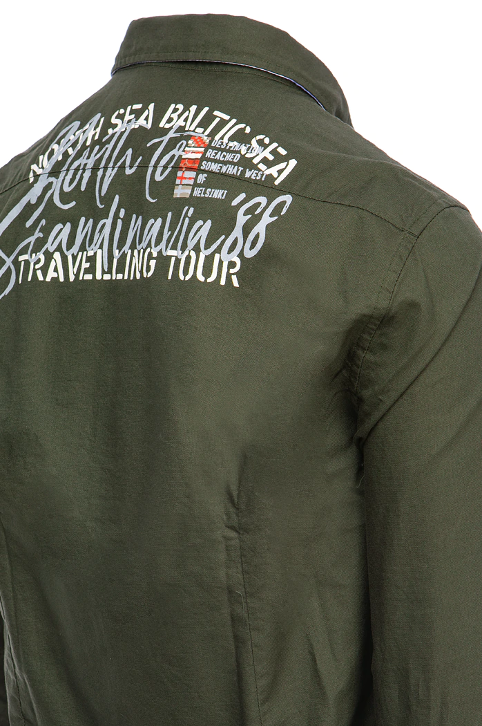 Koszula męska khaki Dstreet DX2279