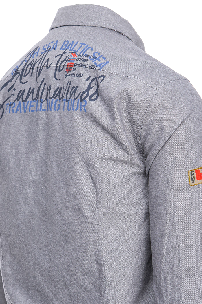 Koszula męska szara Dstreet DX2286