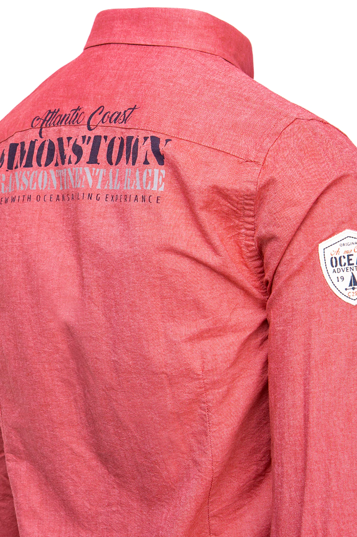 Koszula męska czerwona Dstreet DX2297