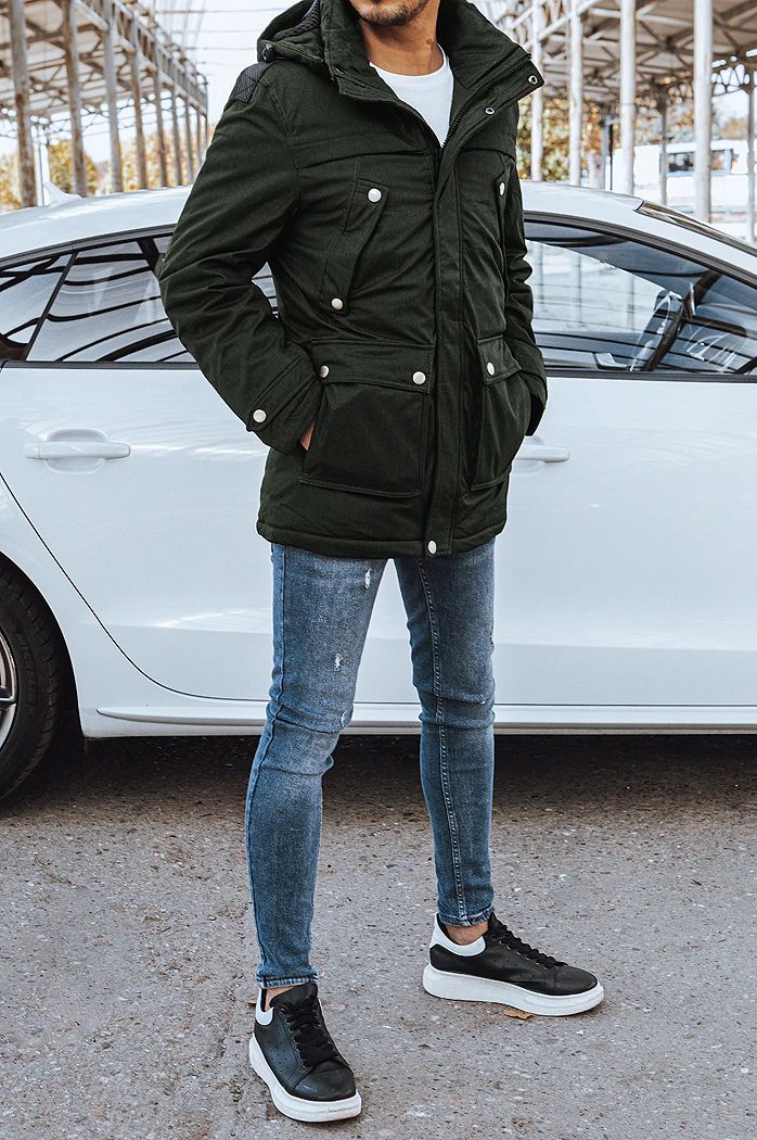 Kurtka męska zimowa zielona Dstreet TX4280