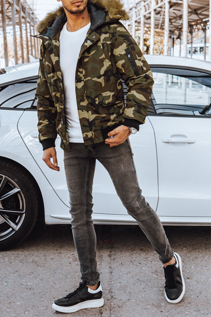 Kurtka męska zimowa moro Dstreet TX4305