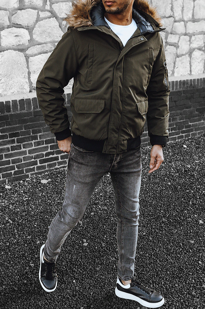 Kurtka męska zimowa zielona Dstreet TX4308
