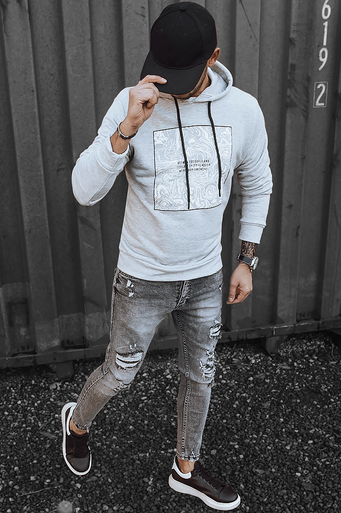 Bluza męska szara Dstreet BX5468