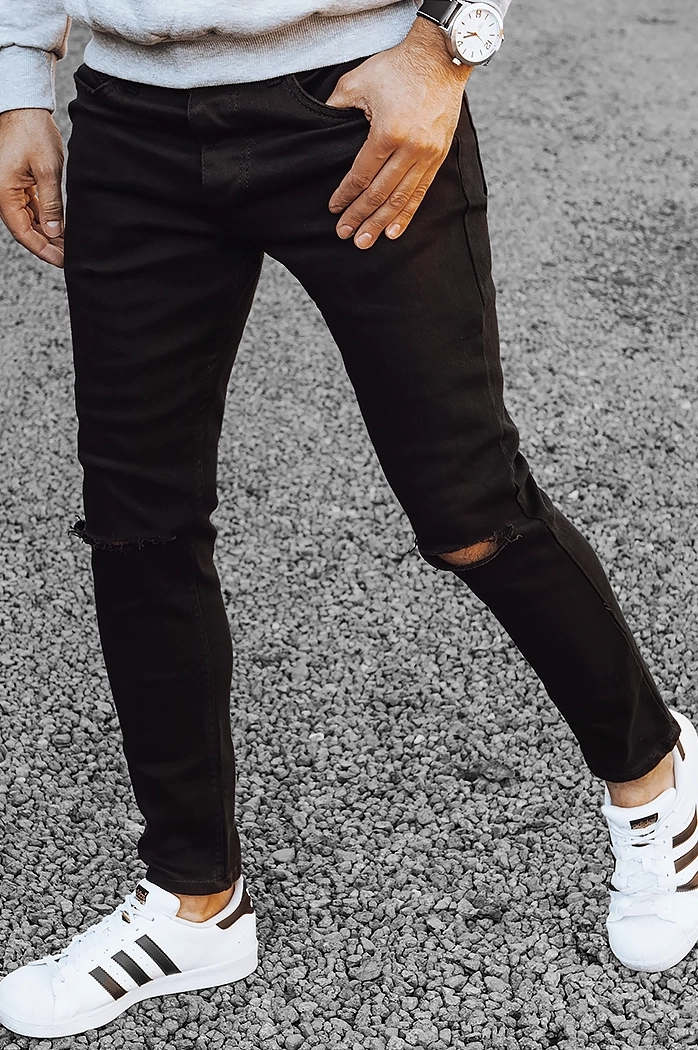 Spodnie męskie czarne Dstreet UX3852