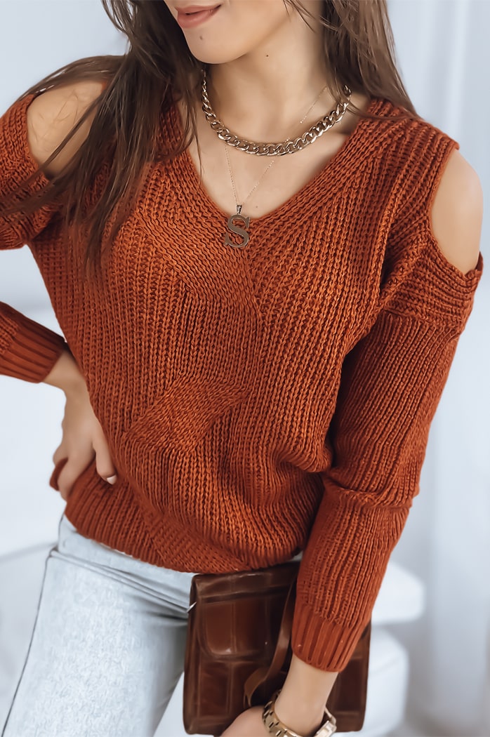 Sweter damski TURI rudy Dstreet MY1670