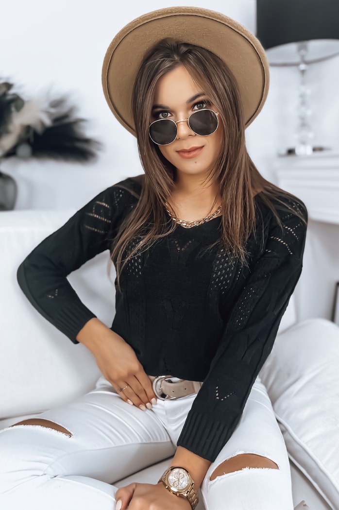 Sweter damski DARIA czarny Dstreet MY1722