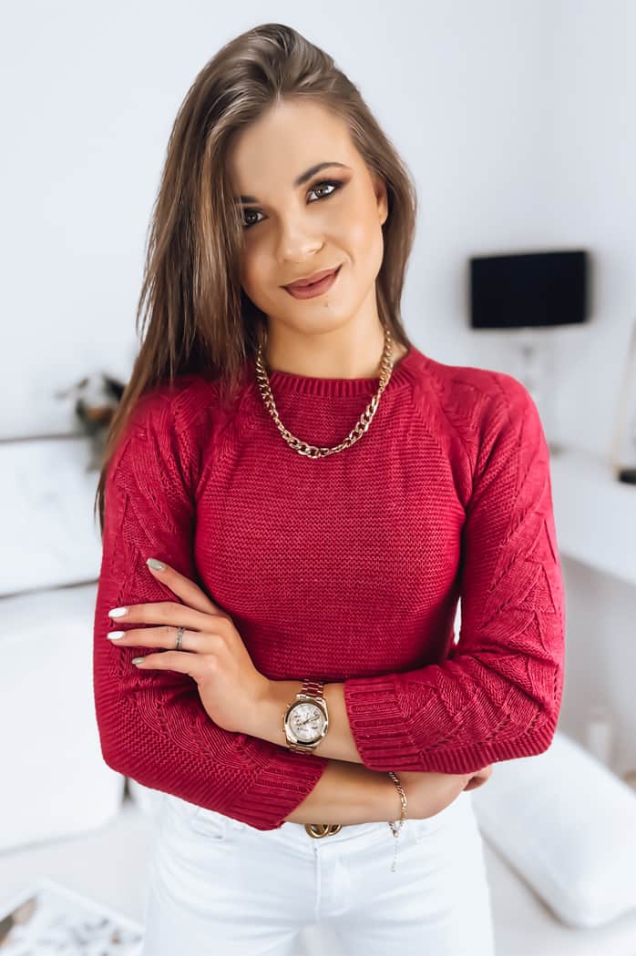 Sweter damski TAMI różowy Dstreet MY1759