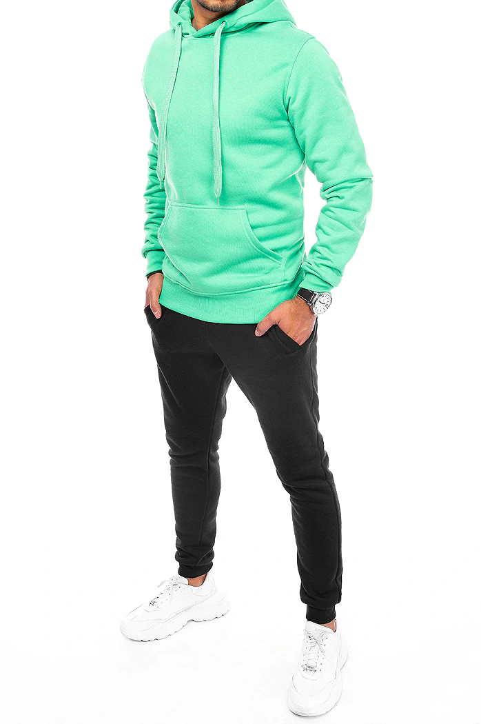 Dres męski miętowo-czarny Dstreet AX0642