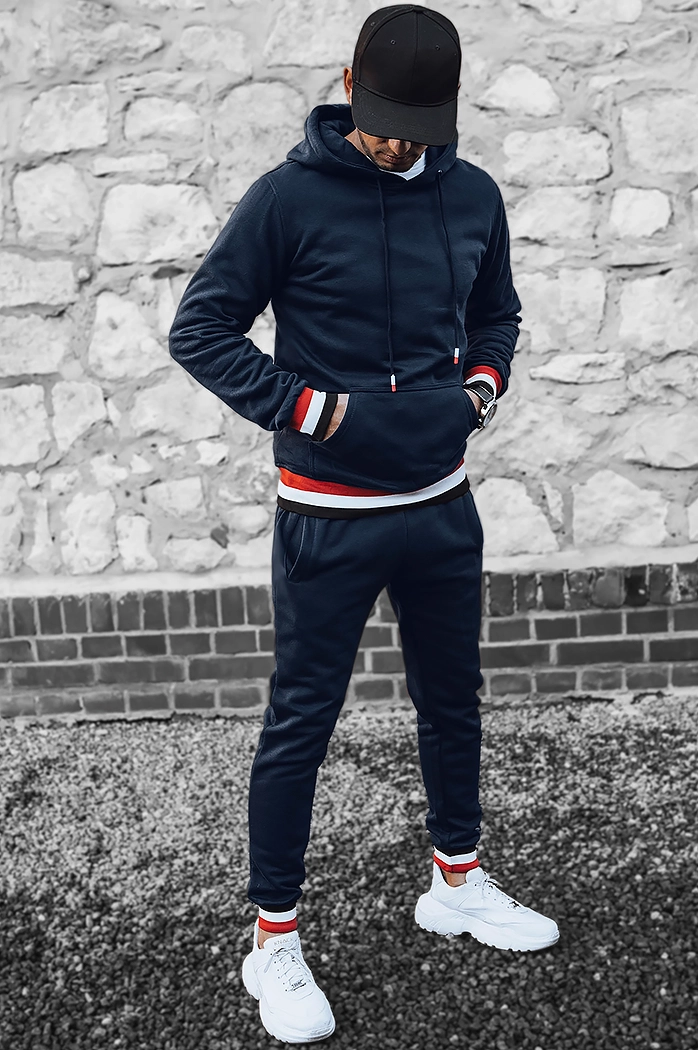 Dres męski ciemnoniebieski Dstreet AX0664