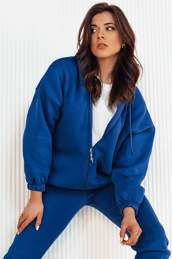 Komplet dresowy damski AMILIA PREMIUM niebieski Dstreet AY0773