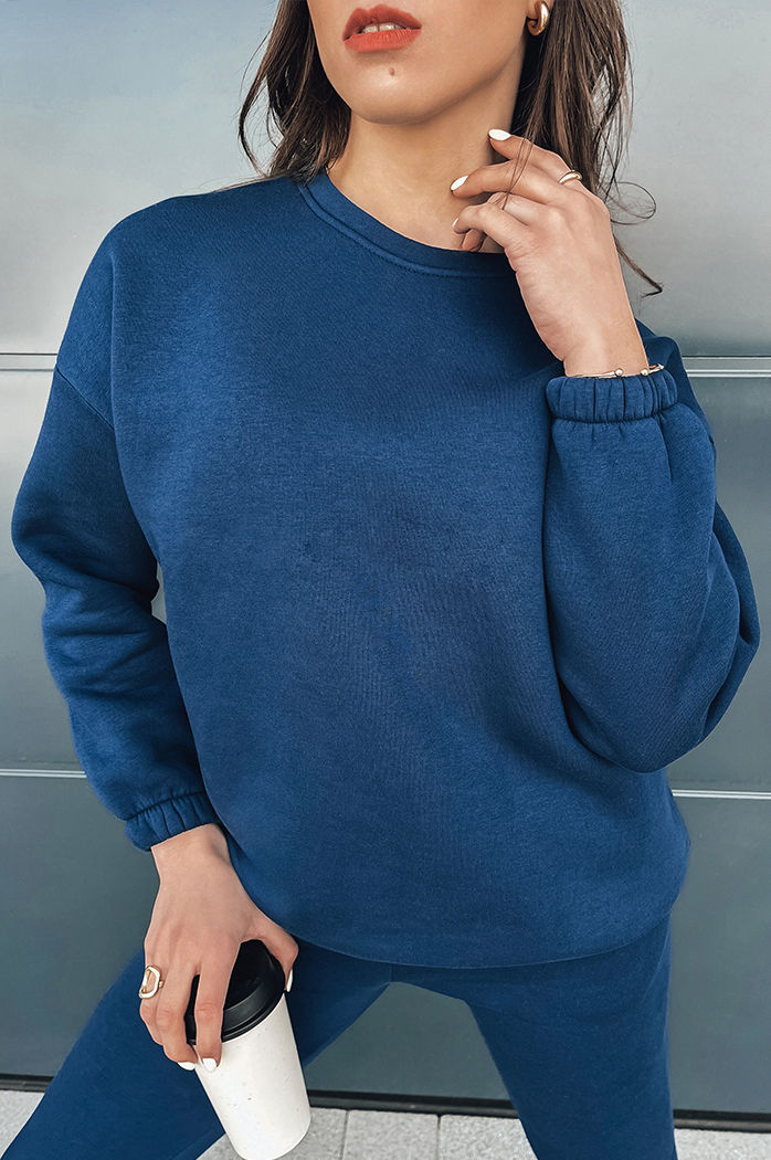 Komplet damski dresowy ARIELLA PREMIUM granatowy Dstreet AY0782