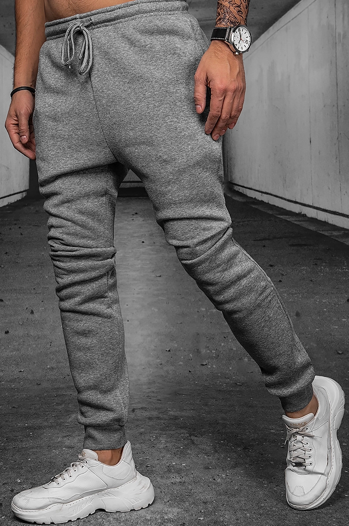 Spodnie męskie jasnoszare Dstreet UX3890