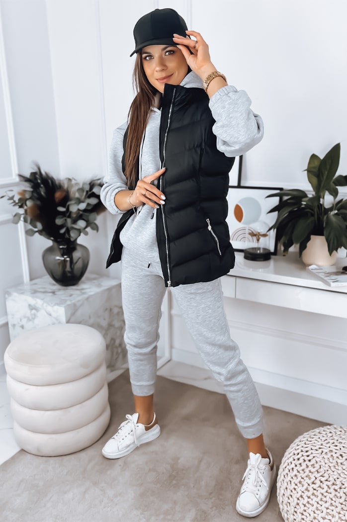 Kamizelka damska pikowana MARIN czarna Dstreet TY3371