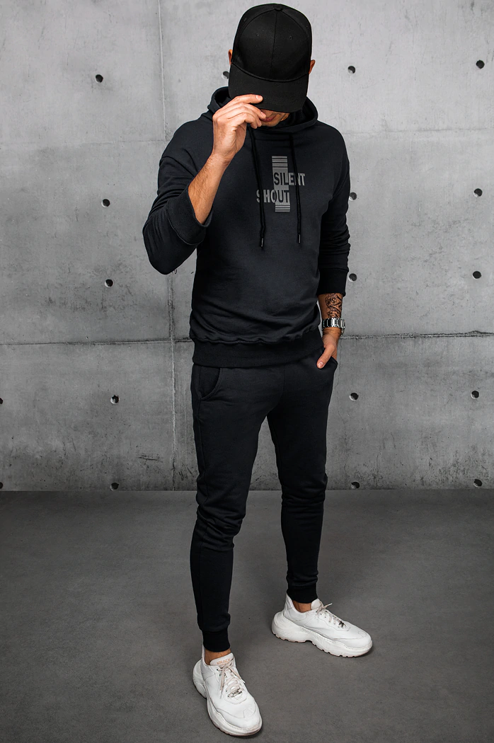 Dres męski czarny Dstreet AX0677