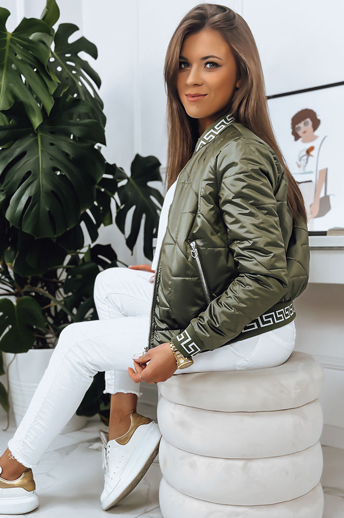 Kurtka damska pikowana REVAN zielona Dstreet TY3441