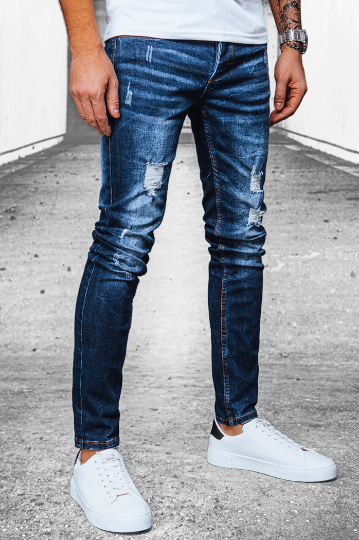 Spodnie męskie granatowe Dstreet UX3916