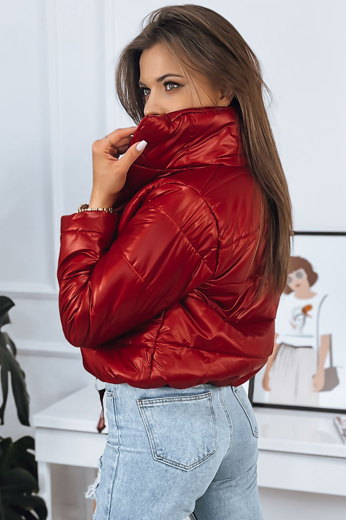 Kurtka damska pikowana ADRIANNA czerwona Dstreet TY3482