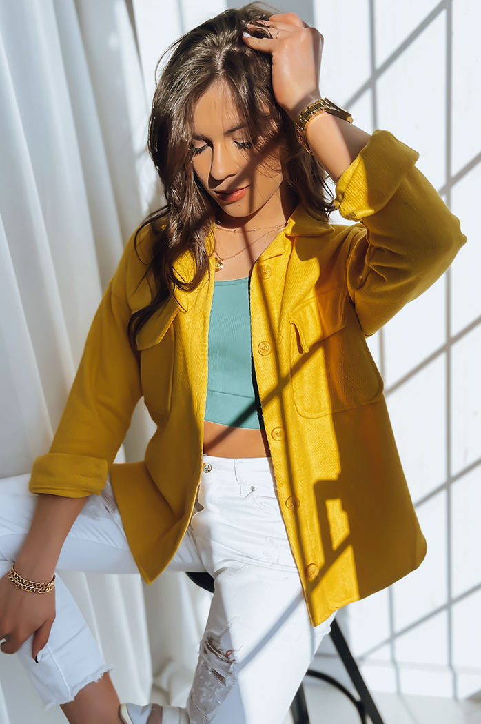 Kurtka damska SUNSET żółta Dstreet TY3507