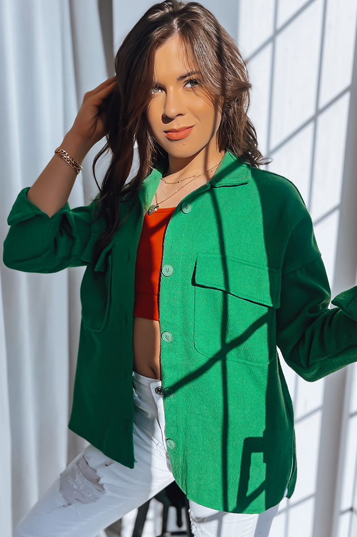 Kurtka damska SUNSET zielona Dstreet TY3508