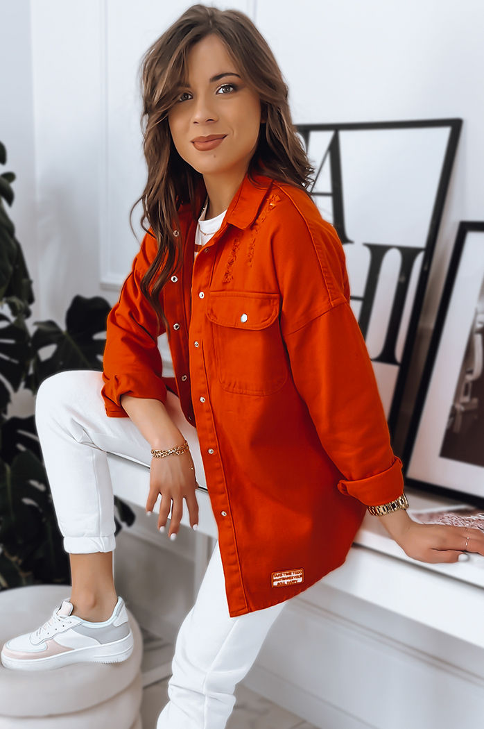 Kurtka damska AZZALA pomarańczowa Dstreet TY3512