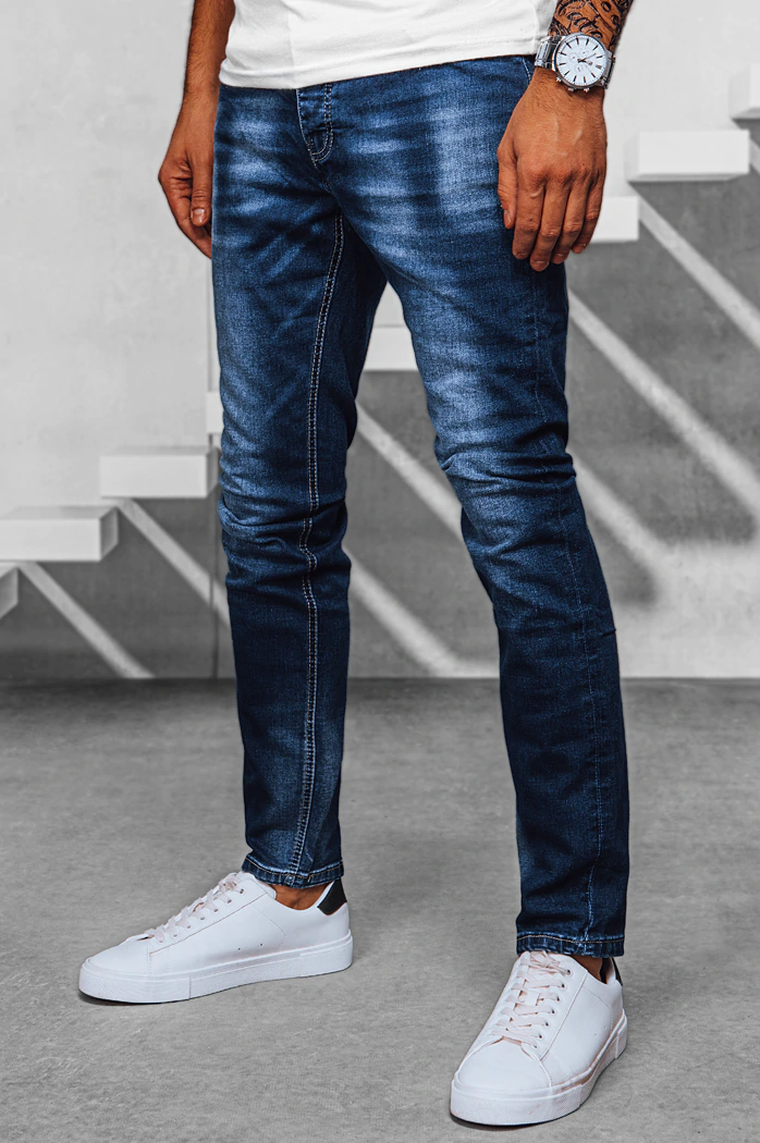 Spodnie męskie jeansowe niebieskie Dstreet UX3940