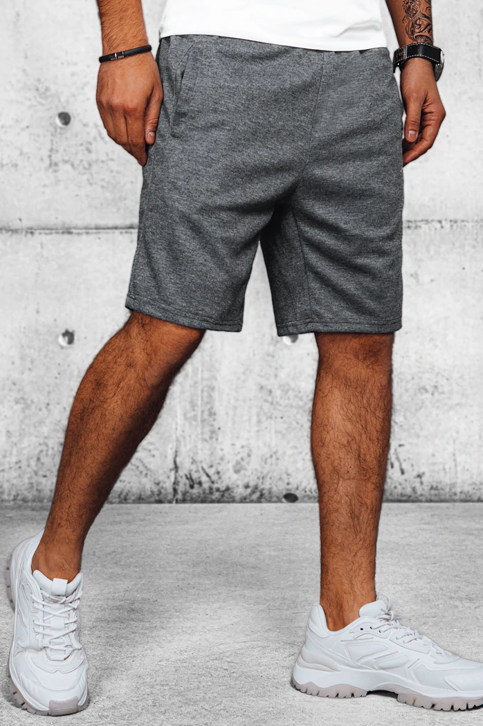 Spodenki męskie dresowe ciemnoszare Dstreet SX2207