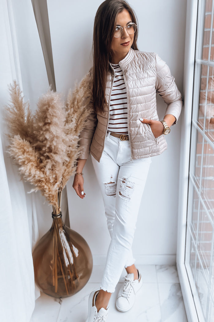 Kurtka damska FRITARA beżowa Dstreet TY3593