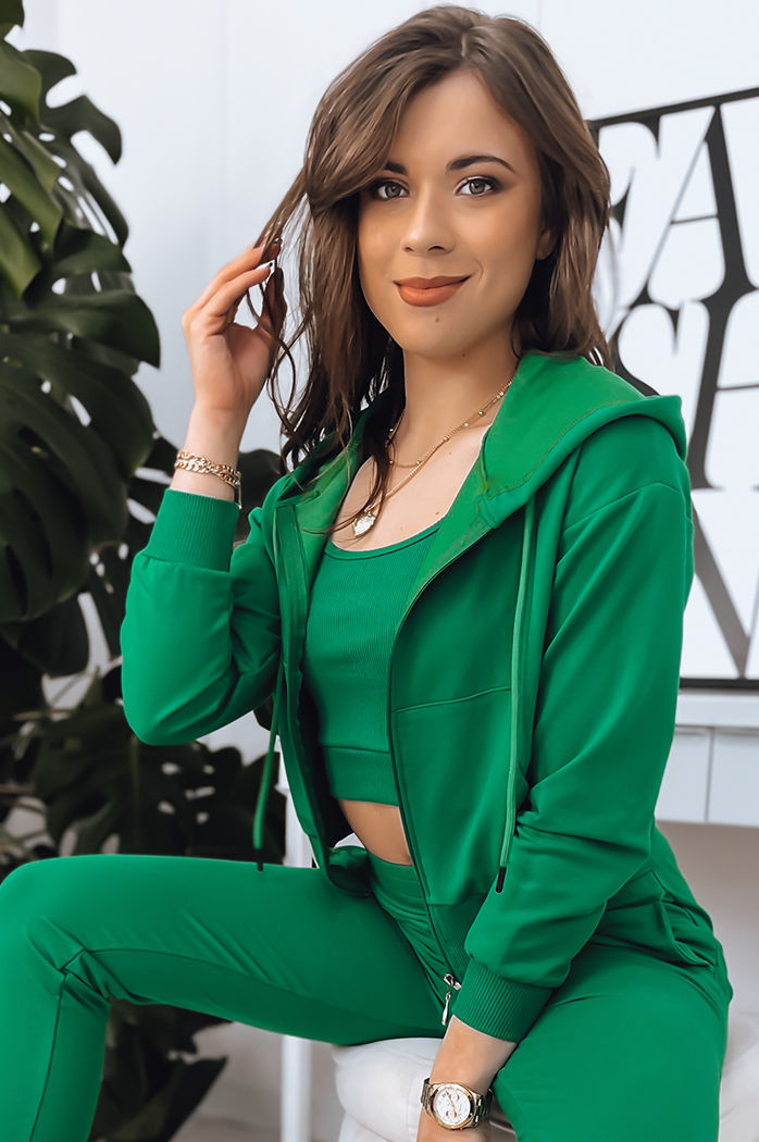 Bluza damska MY LOVE zielona Dstreet BY1197