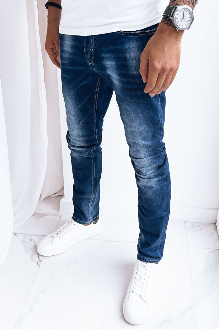 Spodnie męskie jeansowe niebieskie Dstreet UX3990