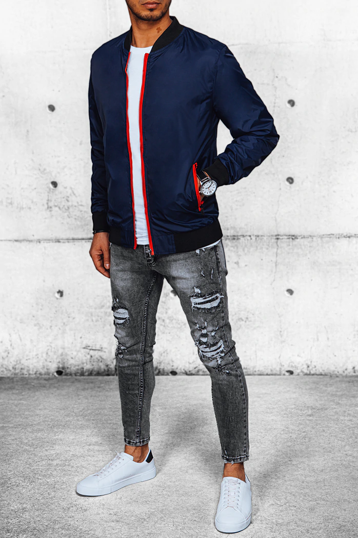 Kurtka męska przejściowa granatowa Dstreet TX4427