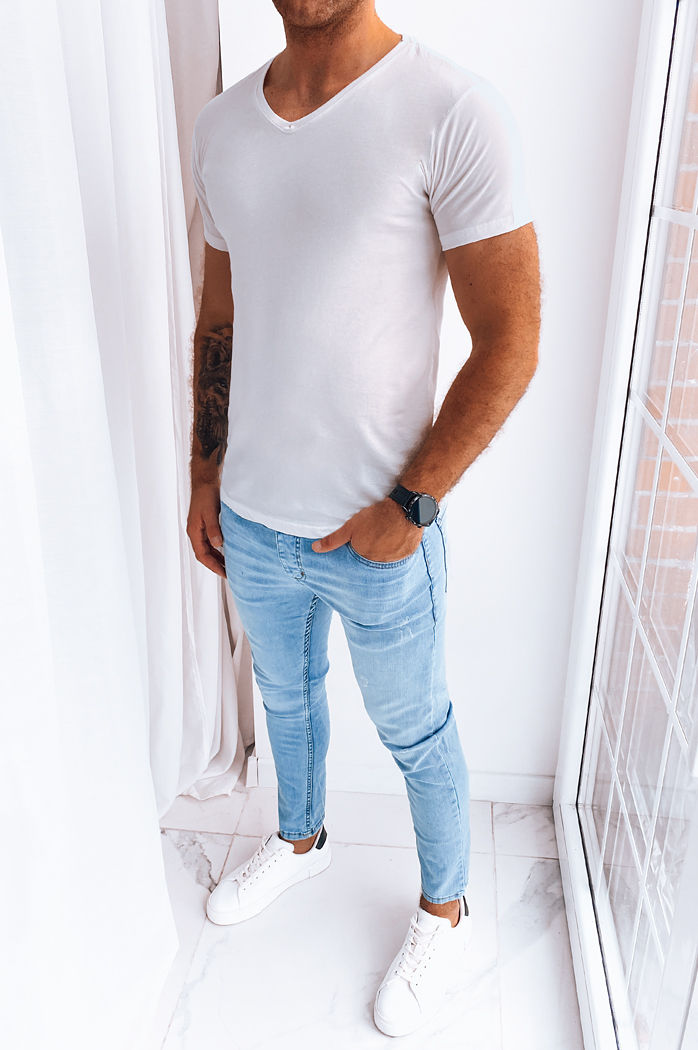 Koszulka męska basic ecru Dstreet RX5122